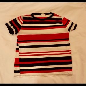 Red white & blue striped T-shirt